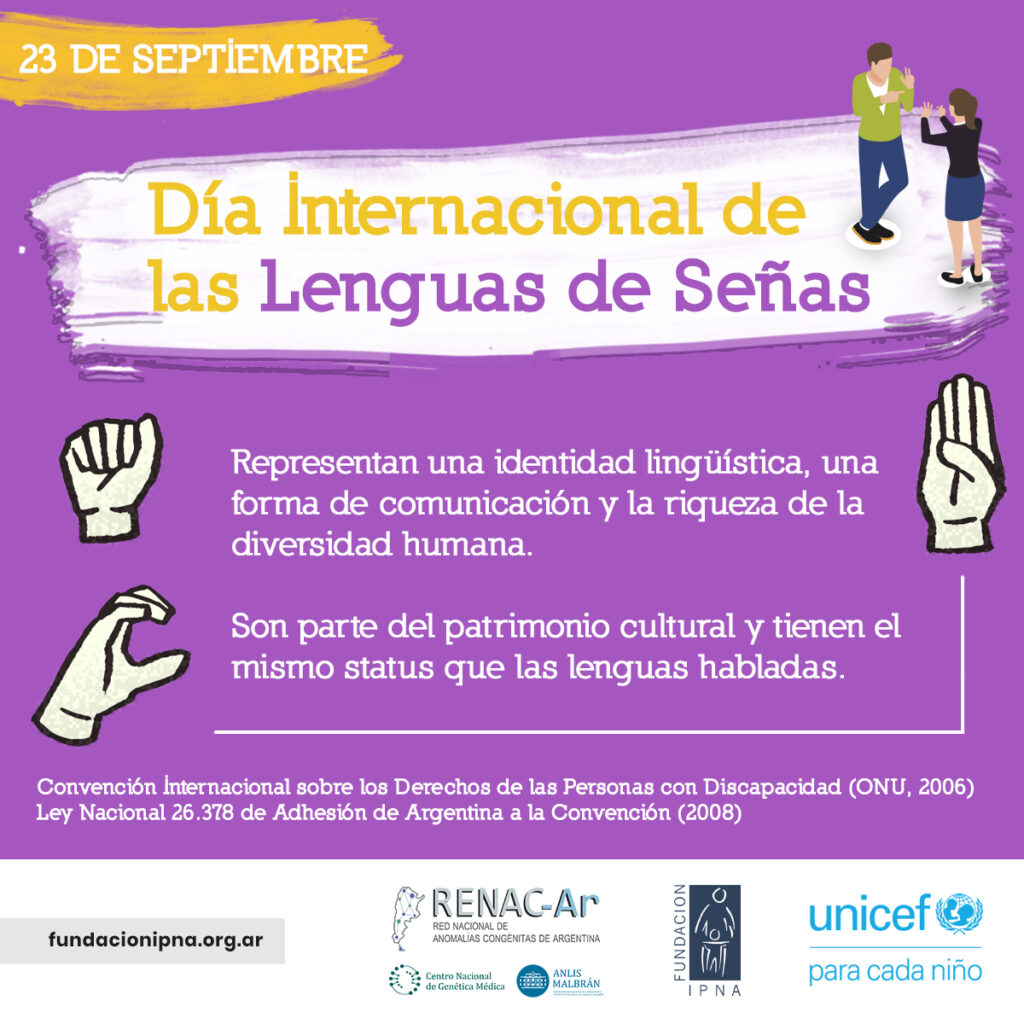 Día Internacional De Las Lenguas De Señas Fundación Ipna 1537